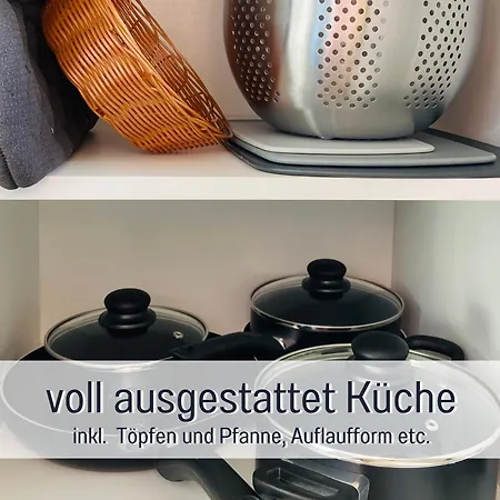 Apartment Schöne, Ruhige Stadtwohnung, Küche, Smarttv, 1-5 Pers *