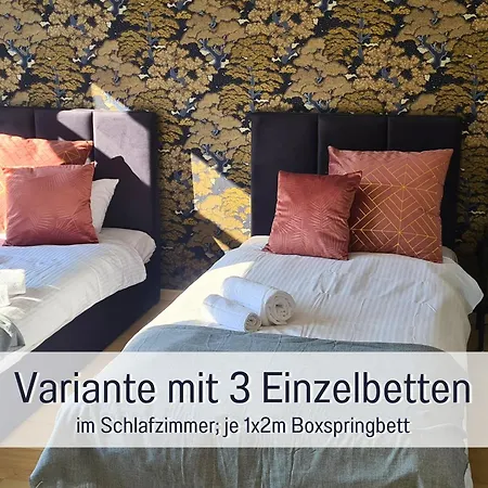 Apartmán Schoene, Ruhige Stadtwohnung, Kueche, Smarttv, 1-5 Pers *
