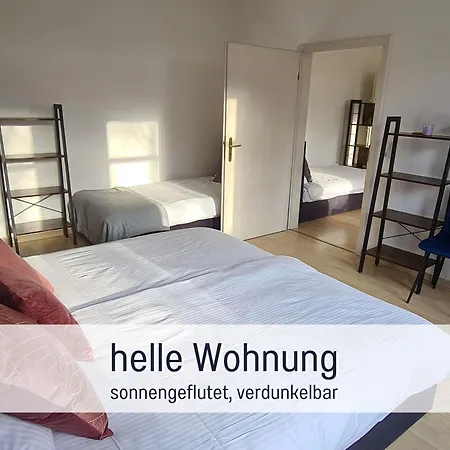 Schoene, Ruhige Stadtwohnung, Kueche, Smarttv, 1-5 Pers