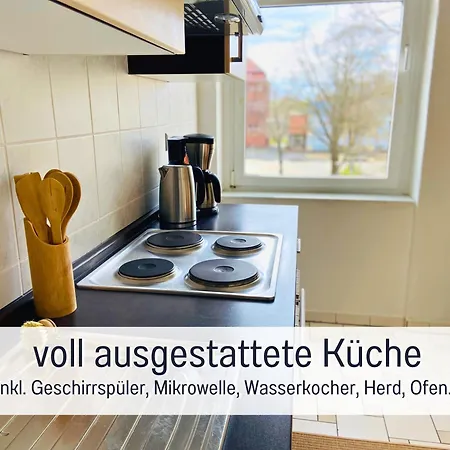 Schöne, Ruhige Stadtwohnung, Küche, Smarttv, 1-5 Pers Apartamento