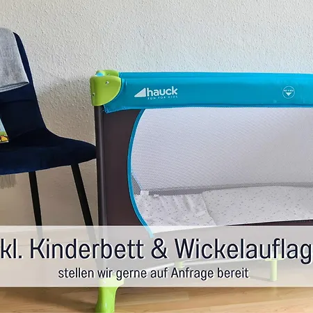 Apartmán Schoene, Ruhige Stadtwohnung, Kueche, Smarttv, 1-5 Pers