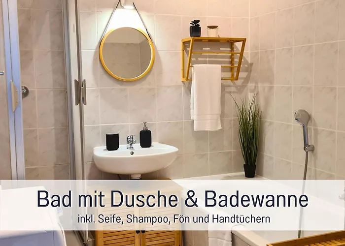 Apartment Schöne, Ruhige Stadtwohnung, Küche, Smarttv, 1-5 Pers *