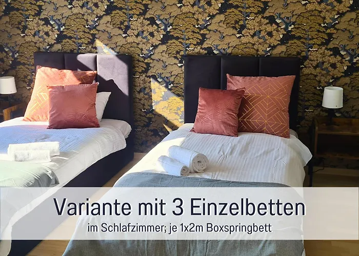 Apartment Schöne, Ruhige Stadtwohnung, Küche, Smarttv, 1-5 Pers *