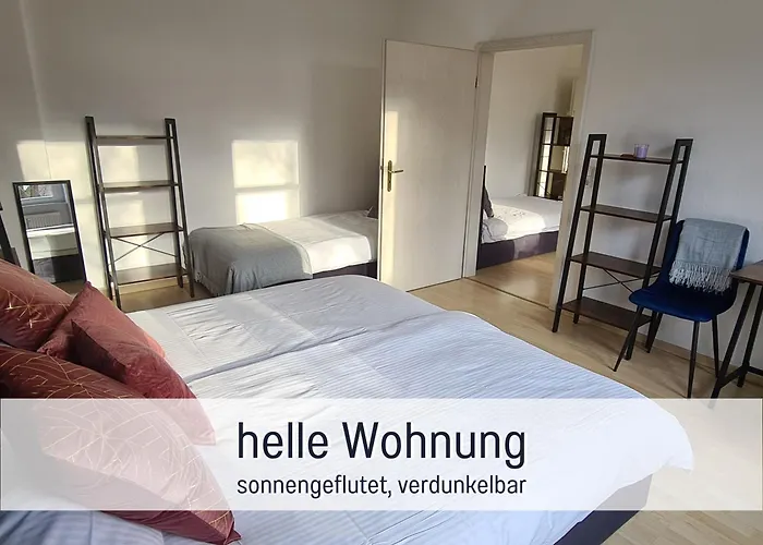 Schöne, Ruhige Stadtwohnung, Küche, Smarttv, 1-5 Pers